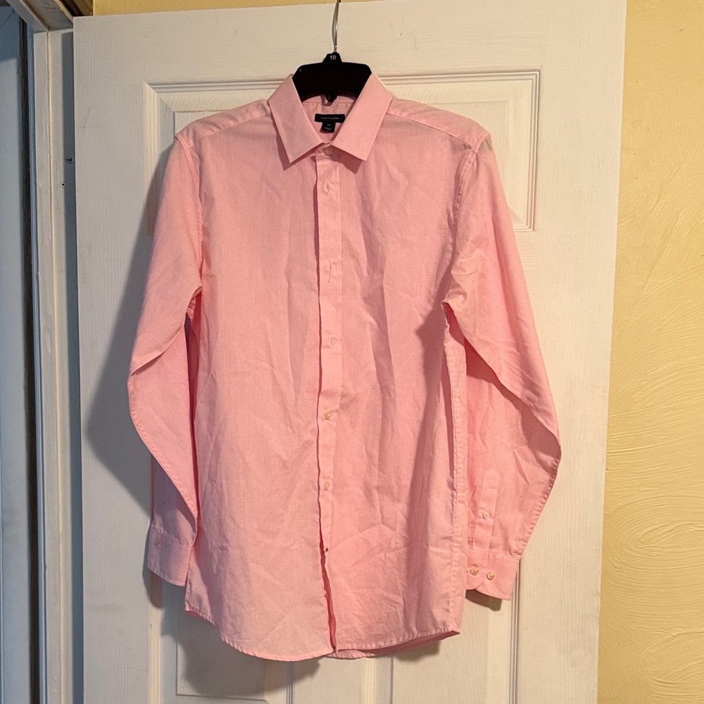 Tommy Hilfiger Boys Light Pink Dress Shirt